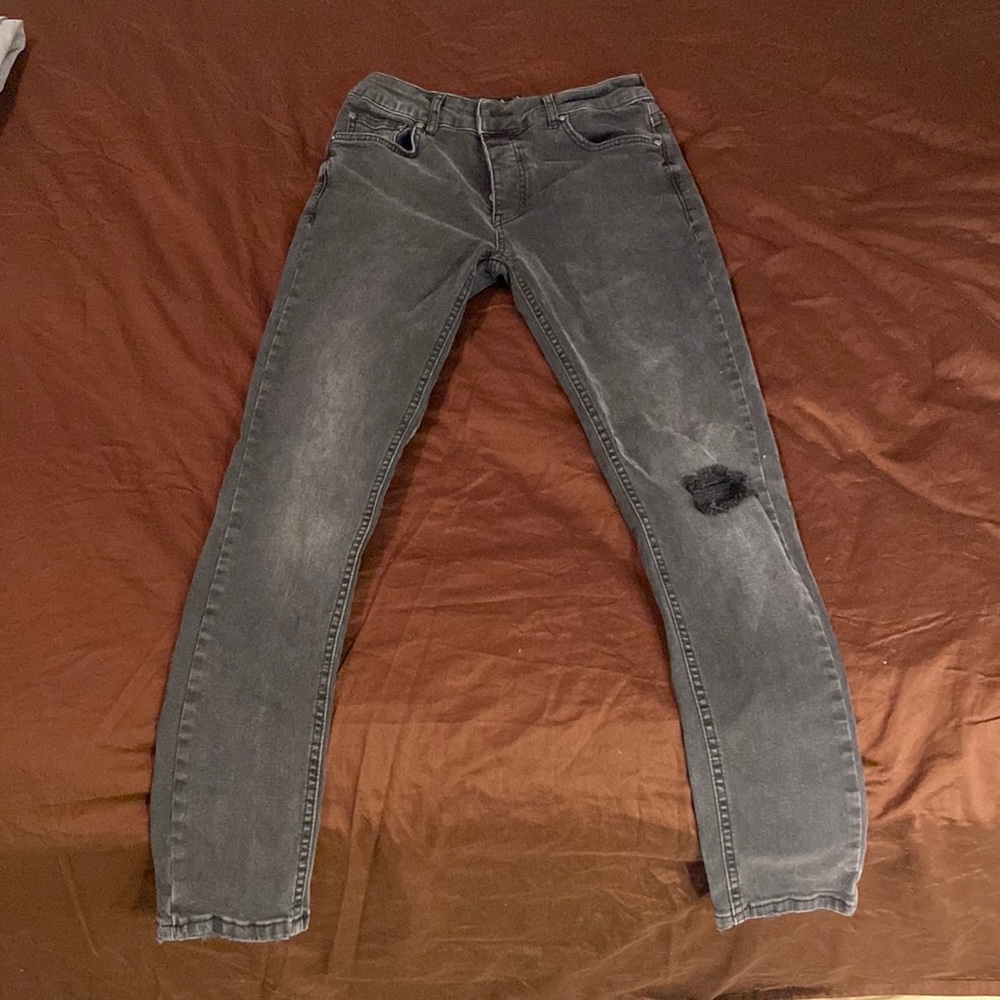 boohooMAN black skinny jeans